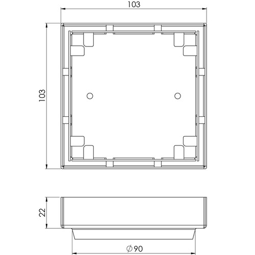 Phoenix TI Point Drain with 9cm Outlet