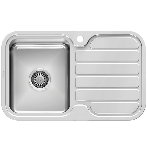 1000 Series 765mm Single Bowl Kitchen Sink with Drainer