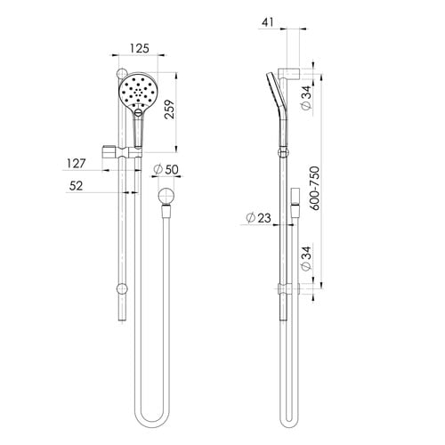 Ormond Rail Shower