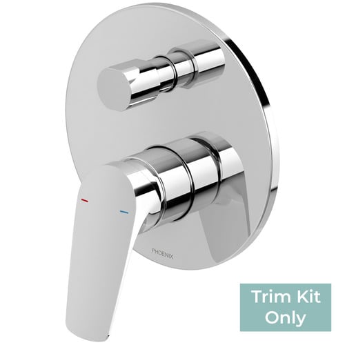Ivy MKII Shower/Bath Wall Mixer with Diverter Trim Kit