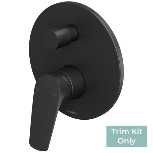 Ivy MKII Shower/Bath Wall Mixer with Diverter Trim Kit