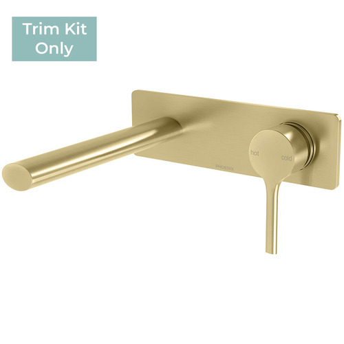 Vivid Slimline Oval Bath/Basin Wall Mixer Set Trim Kit