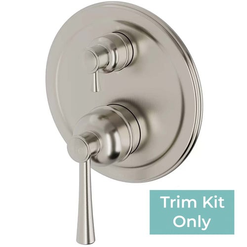 Cromford Shower/Bath Wall Mixer with Diverter Trim Kit Only
