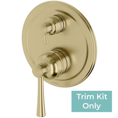 Cromford Shower/Bath Wall Mixer with Diverter Trim Kit Only