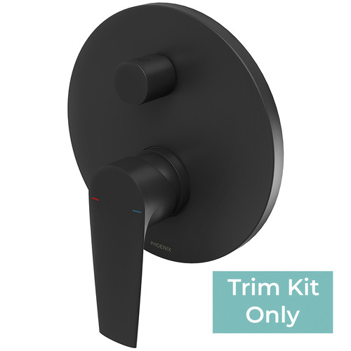 Arlo Shower/Bath Wall Mixer with Diverter Trim Kit Only