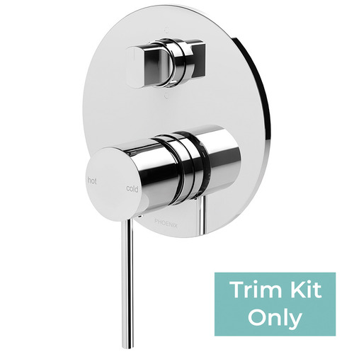 Vivid Slimline Shower/Bath Wall Mixer with Diverter Trim Kit Only