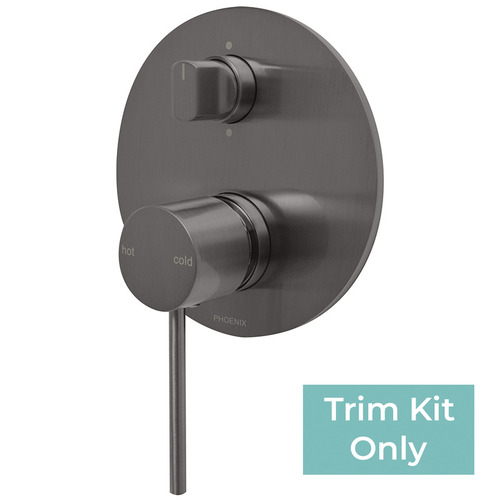 Vivid Slimline Shower/Bath Wall Mixer with Diverter Trim Kit Only