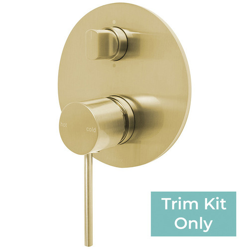 Vivid Slimline Shower/Bath Wall Mixer with Diverter Trim Kit Only
