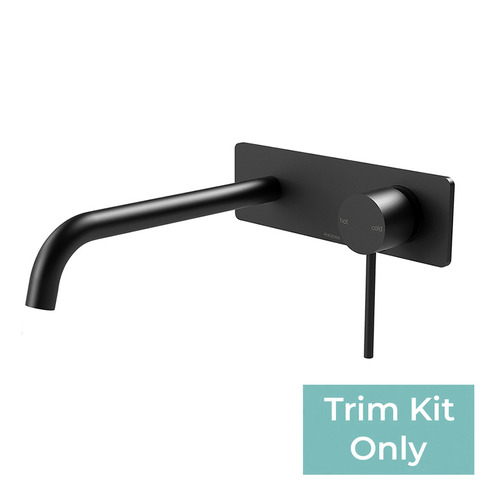 Vivid Slimline Brass Bath/Basin Wall Mixer Set Trim Kit