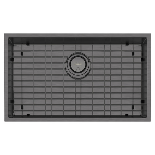 4000 Series 740mm Undermount Single Stainless Steel Kitchen Sink with Grid