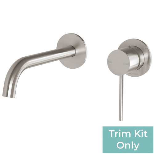 Vivid Slimline 175mm Pin Lever Bath/Basin Wall Mixer Set Trim Kit Only