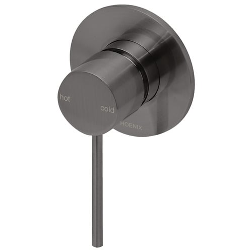 Vivid Slimline Pin Lever Shower/Bath Wall Mixer