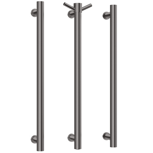 Phoenix Round Vertical Heated Towel Rails
