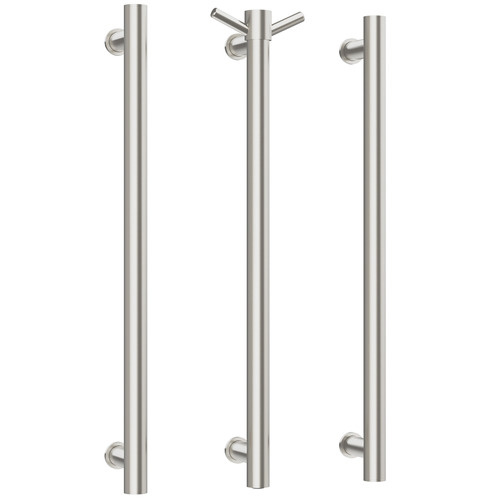 Phoenix Round Vertical Heated Towel Rails