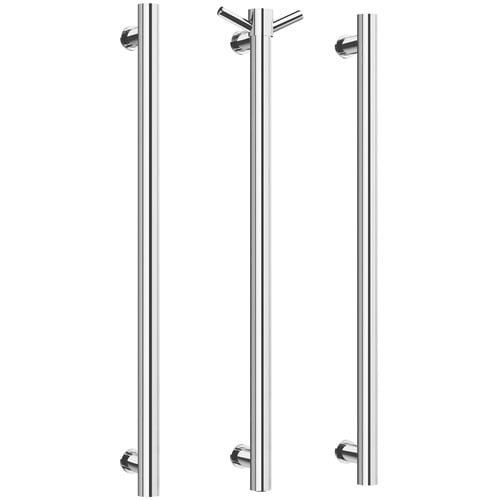 Phoenix Round Vertical Heated Towel Rails