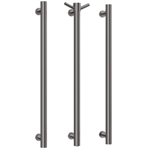 Phoenix Round Vertical Heated Towel Rails