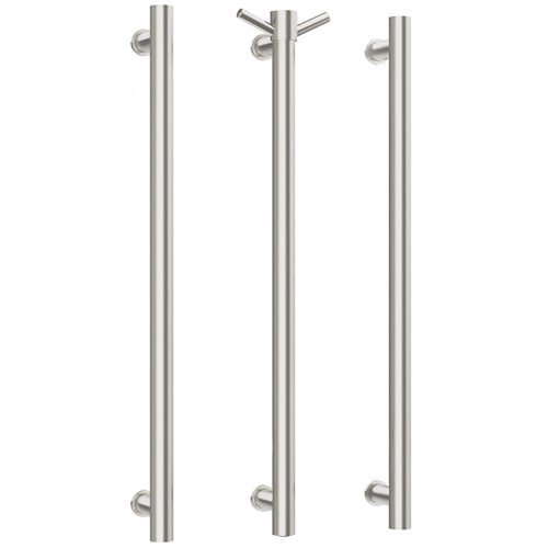 Phoenix Round Vertical Heated Towel Rails