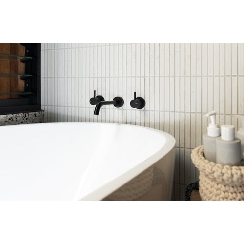 Vivid Slimline 180mm Curved Bath Spout