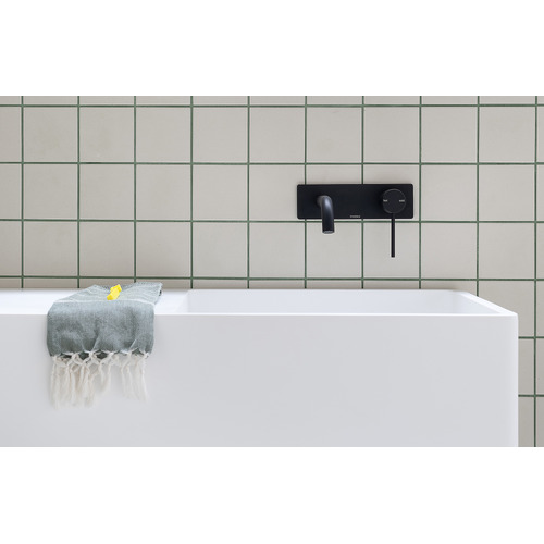Vivid Slimline 180mm Bath/Basin Wall Mixer Set