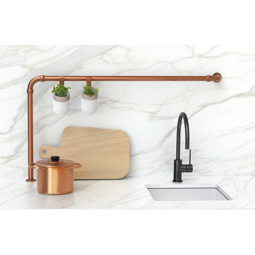 Vivid Slimline Gooseneck Kitchen Sink Mixer
