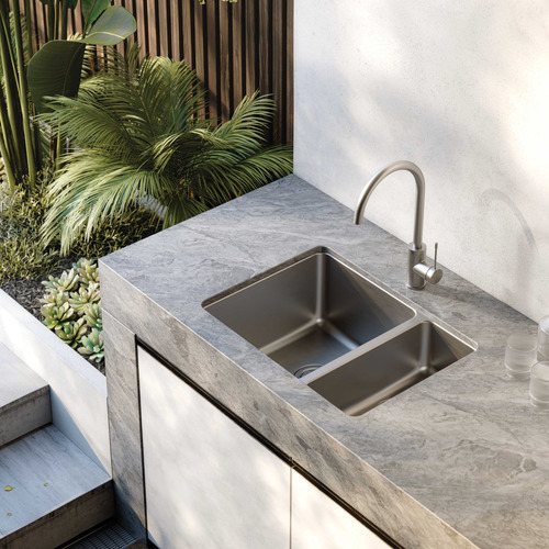 Vivid Slimline SS 316 Gooseneck Sink Mixer