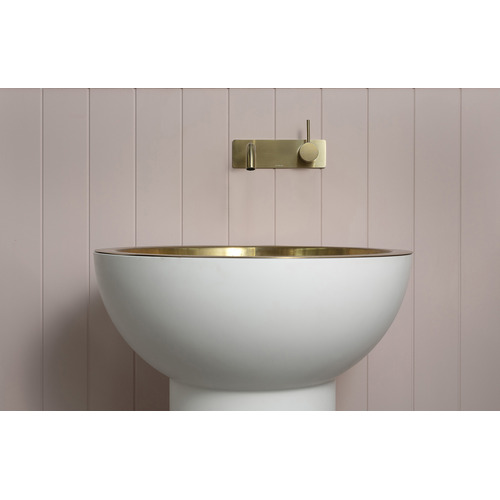 Vivid Slimline Up Bath/Basin Wall Mixer Set