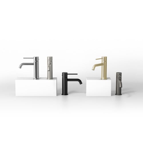 Vivid Slimline Curved Basin Mixer