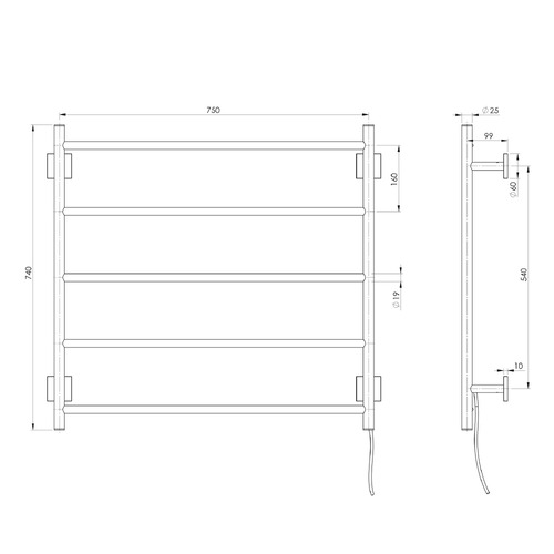 Radii-750-x-740-mm-5-Bar-Heated-Towel-Rail