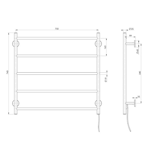 Radii-750-x-740-mm-5-Bar-Heated-Towel-Rail