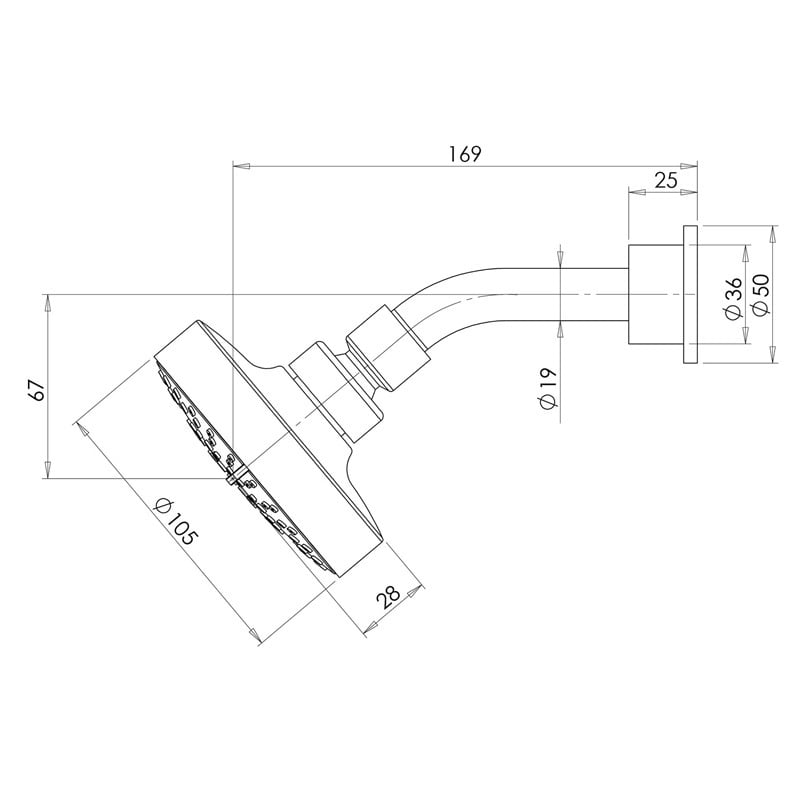 Ivy 100mm Shower & Bathroom Tapware Package