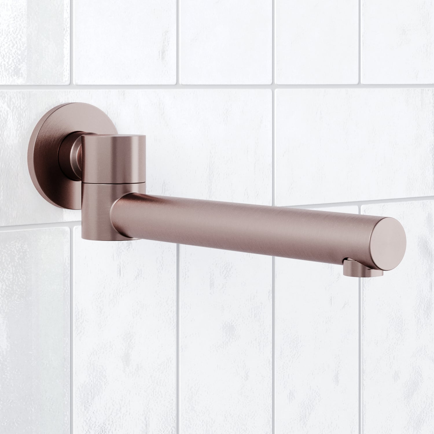 Ivy 100mm Shower with Retrofit Cross Handle Taps & Spout Package