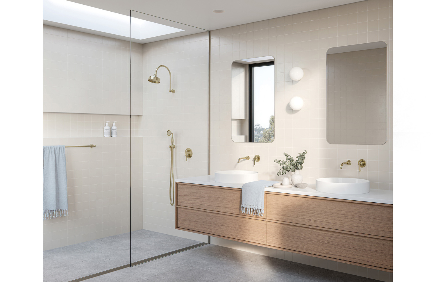 Cromford 150MM Round Shower Arm & Head