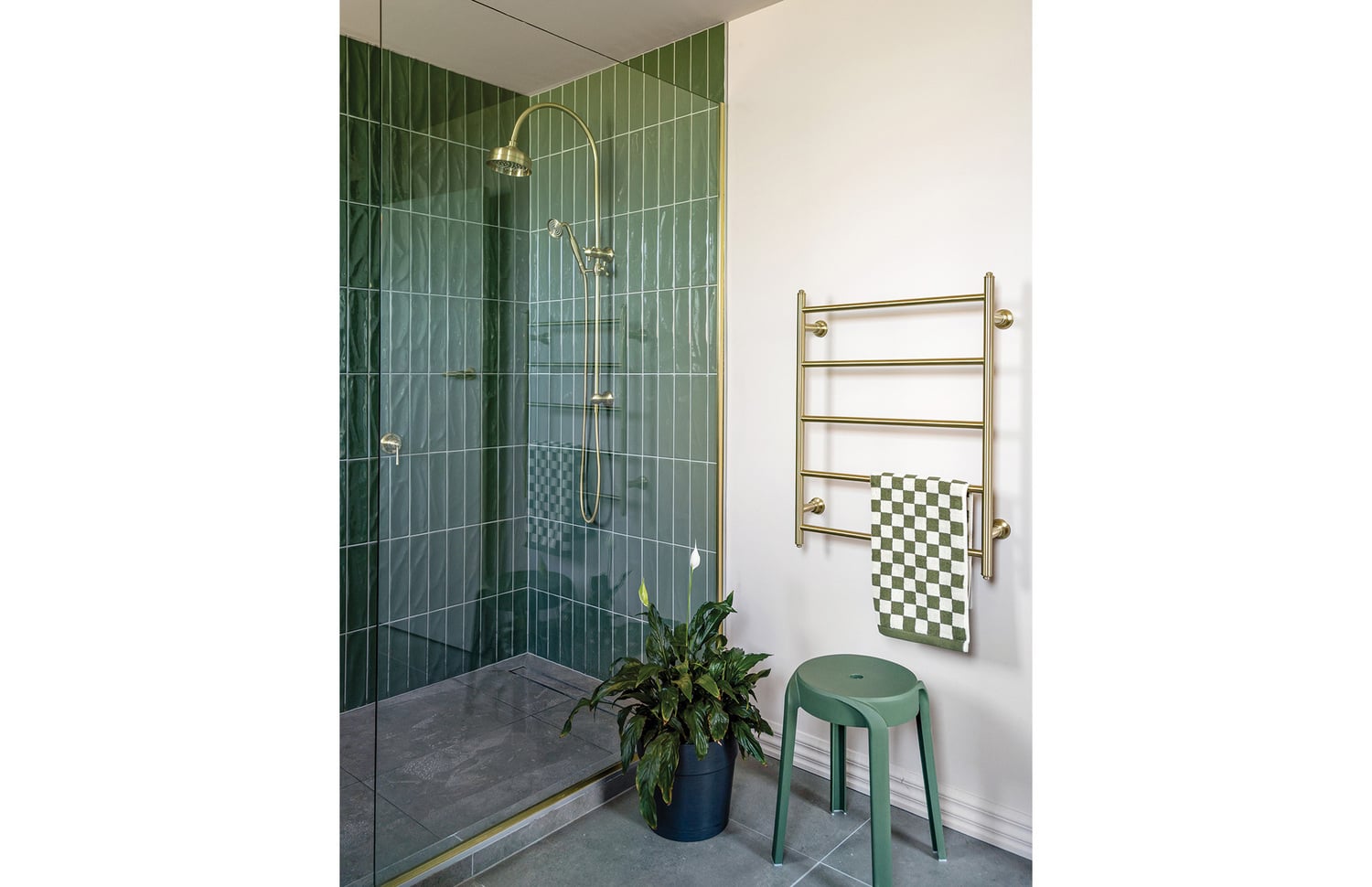 Cromford 550 x 750mm 5 Bar Heated Towel Rail