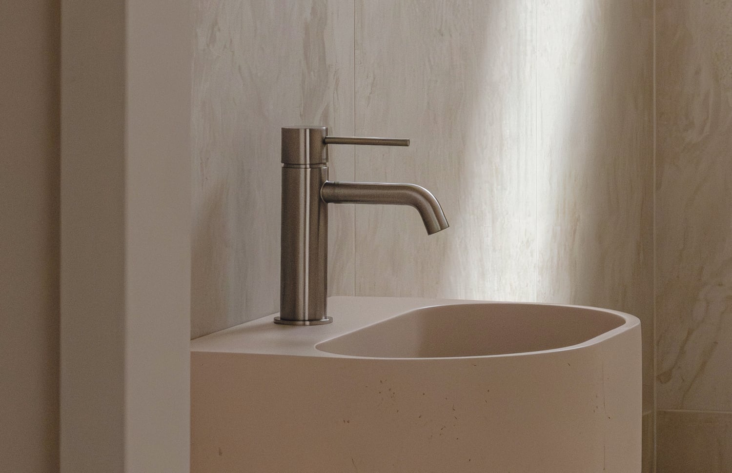 Vivid Slimline Curved Basin Mixer