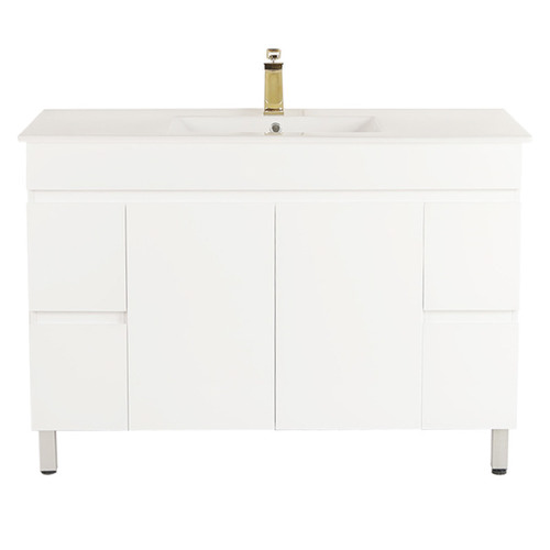 120cm Bianca Ceramic Top Vanity with Basin