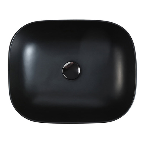 49x39.5cm Mercio Round-Edge Counter Top Ceramic Basin