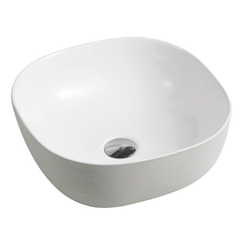41cm Mercio Rounded-Corner Square Counter Top Ceramic Basin