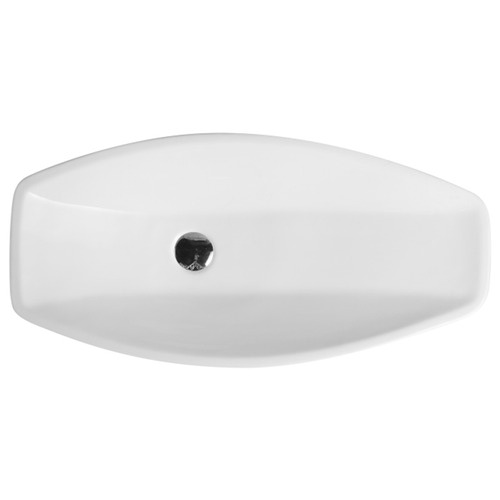 Lusso Rounded Stretched Hexagon Counter Top Ceramic Basin