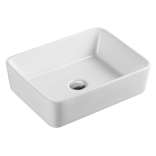 Qtro Rectangular Counter Top Ceramic Basin
