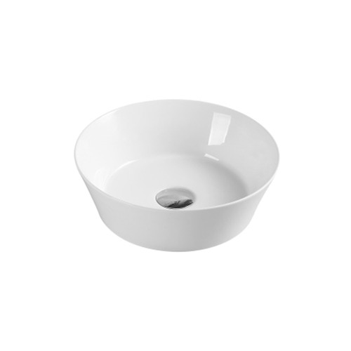 Nueva Bathware 36cm Spin Angled Side Round Counter Top Ceramic Basin ...