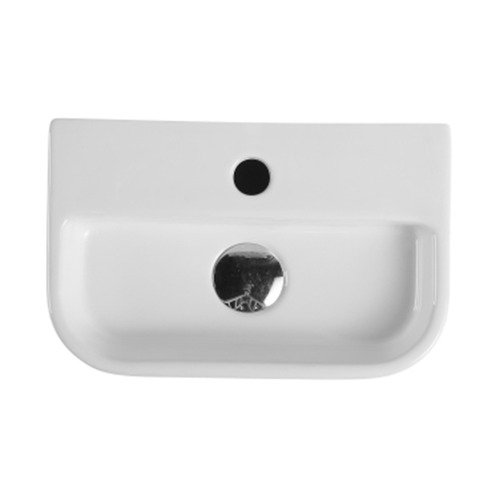 Nueva 245mm Rectangle Ceramic Wall-Hung Basin