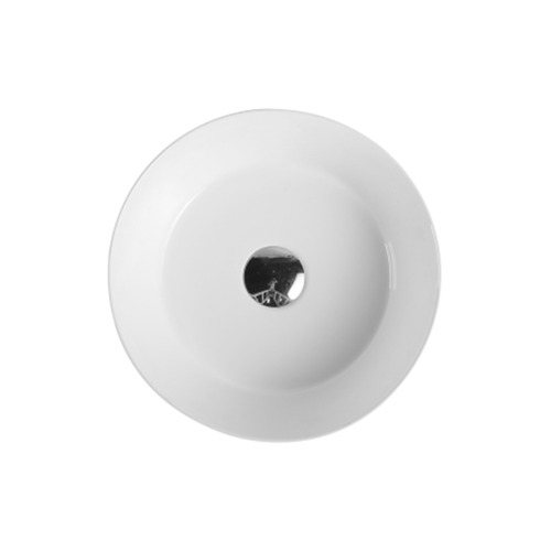 36cm Spin Edged Side Round Counter Top Ceramic Basin