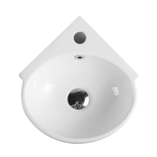 Nueva 390mm Ceramic Corner Wall-Hung Basin