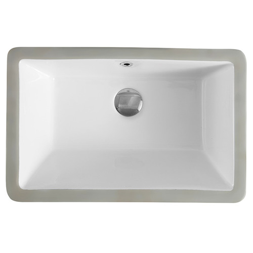 Nue Rectangular Undermount Ceramic Basin