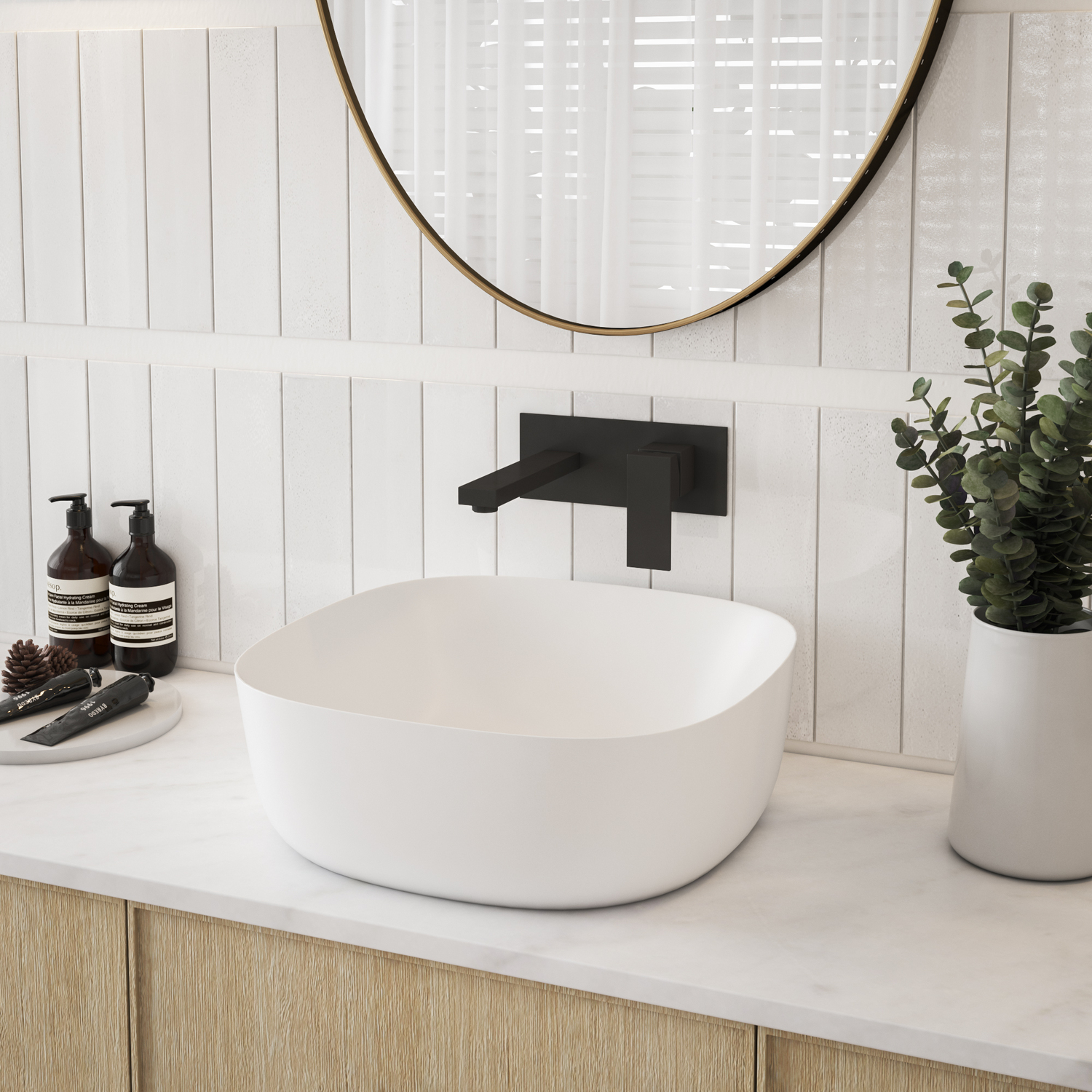 Nueva-410mm-Soft-Square-Counter-Top-Ceramic-Basin