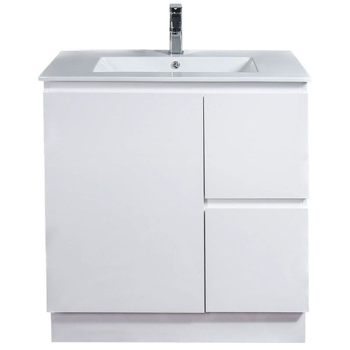 Boss 750mm Freestanding Vanity with Ceramic Countertop