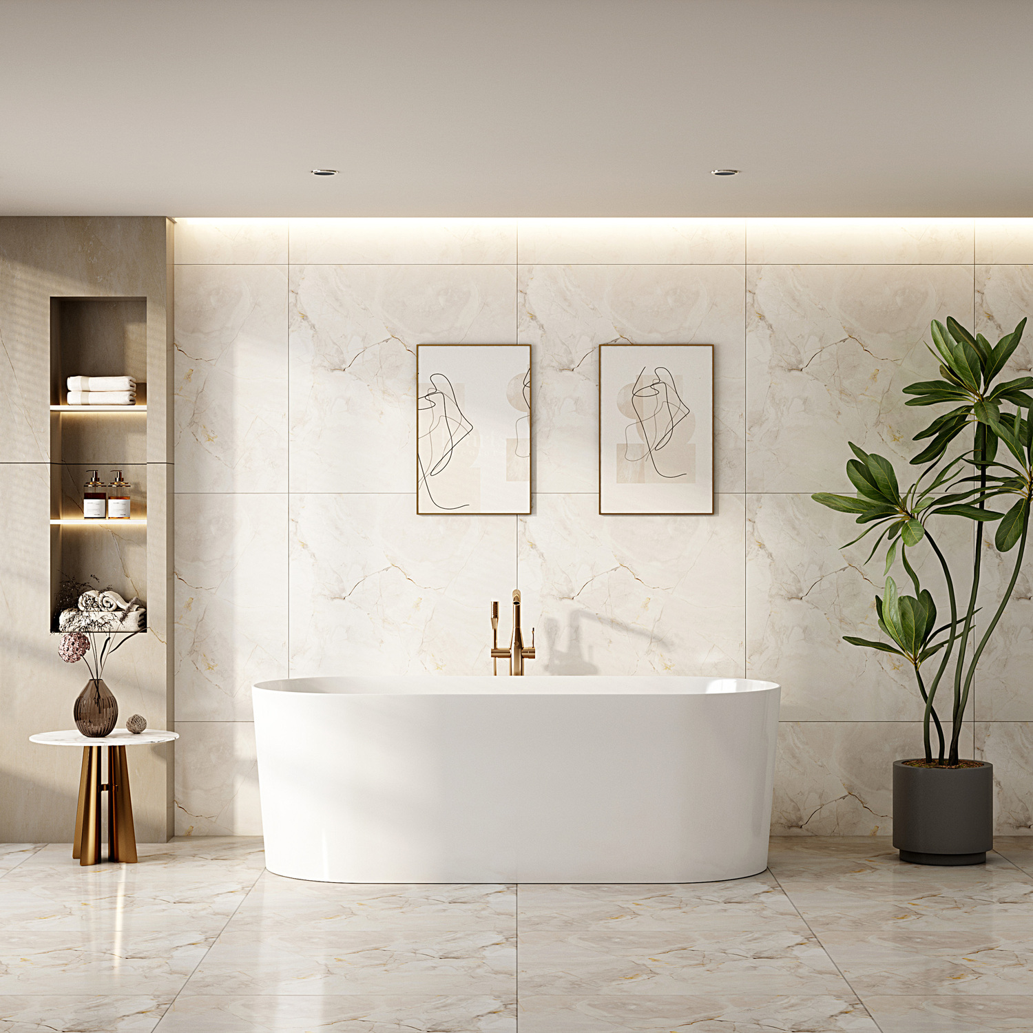 Iseo-Free-Standing-Acrylic-Thin-Edge-Bath