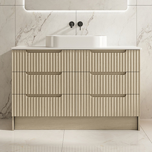 Colette 1200mm Natural Oak Freestanding Vanity