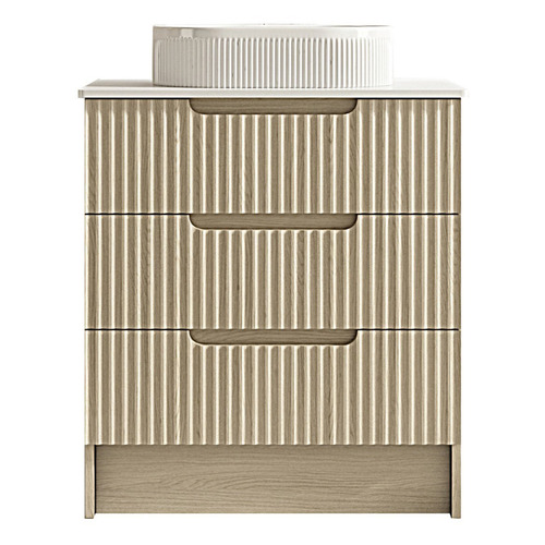 Colette 750mm Natural Oak Freestanding Vanity