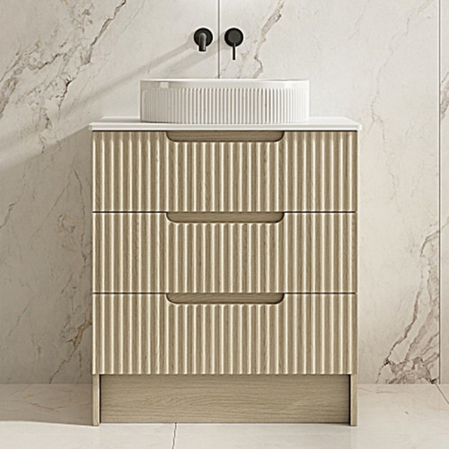 Colette 750mm Natural Oak Freestanding Vanity